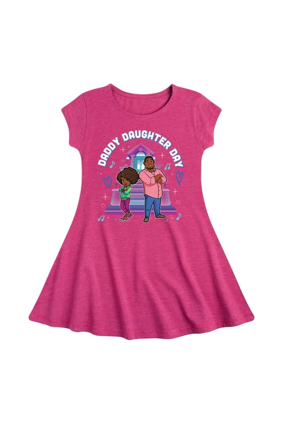 Karma's Wrold - Daddy Daughter Day - Toddler & Youth Girls Fit & Flare Dress