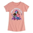 thumbnail image 1 of Karma's Wrold - Daddy Daughter Day - Toddler & Youth Girls Short Sleeve Graphic T-Shirt, 1 of 5