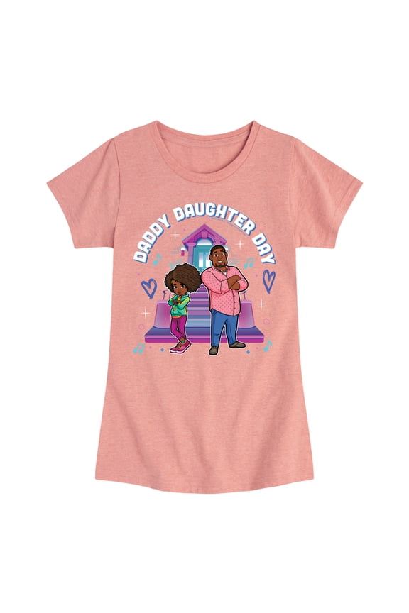 Karma's Wrold - Daddy Daughter Day - Toddler & Youth Girls Short Sleeve Graphic T-Shirt