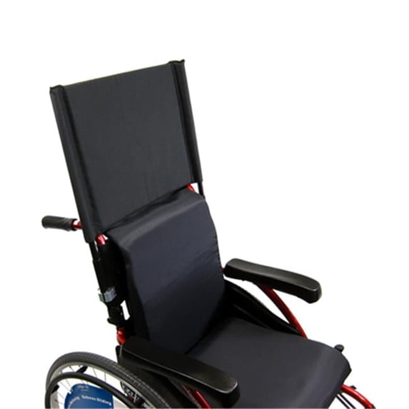 Karman Healthcare 16 in. Backrest Extension Detachable and Height Adjustable with Clamp .88 in.