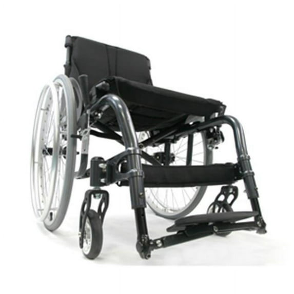 Karman Healthcare Karman-S-ATX-1616BK Active Wheelchair with 16 x 16 in. Seat - Diamond Black