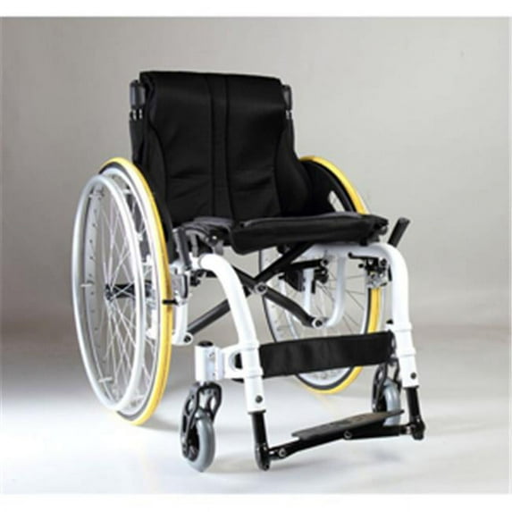 Karman Healthcare Karman-S-ATX-1616WT Active Wheelchair with 16 x 16 in. Seat - Aspen White
