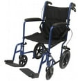 thumbnail image 1 of Karman Healthcare LT-1000HB-BL Transport Wheelchair-Blue, 1 of 1