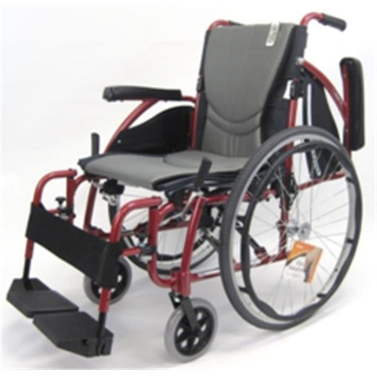 Karman Healthcare SErgo 125 16 in. seat Ergonomic Wheelchair with Flip