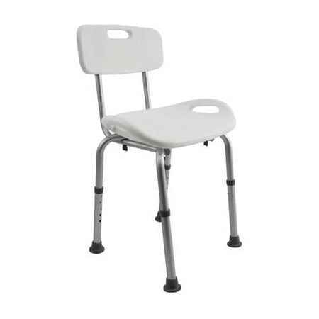 Karman SC-555 Karman Shower Chair with Back, White