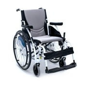 Karman S-115 Ergonomic Ultra Lightweight Manual Wheelchair, Alpine White, 18 Seat Width