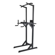 Karmas Product Heavy Duty Adjustable Power Tower Multi-Function Strength Training Dip Stand Workout Station Fitness Equipment for Home Gym Exercise Power Stand