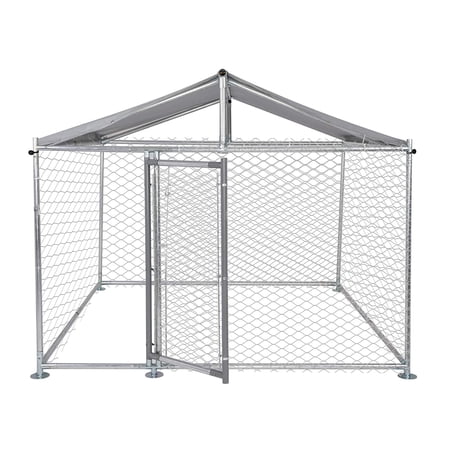 Karmas Product Metal Dog Kennel for Large Dogs, Outdoor, Easy to Clean & Rust-Resistance