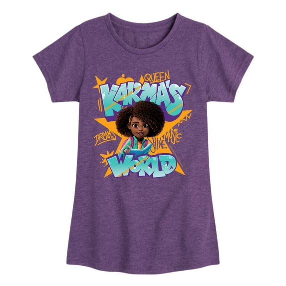 Karmas World - Toddler And Youth Girls Short Sleeve Graphic T-Shirt