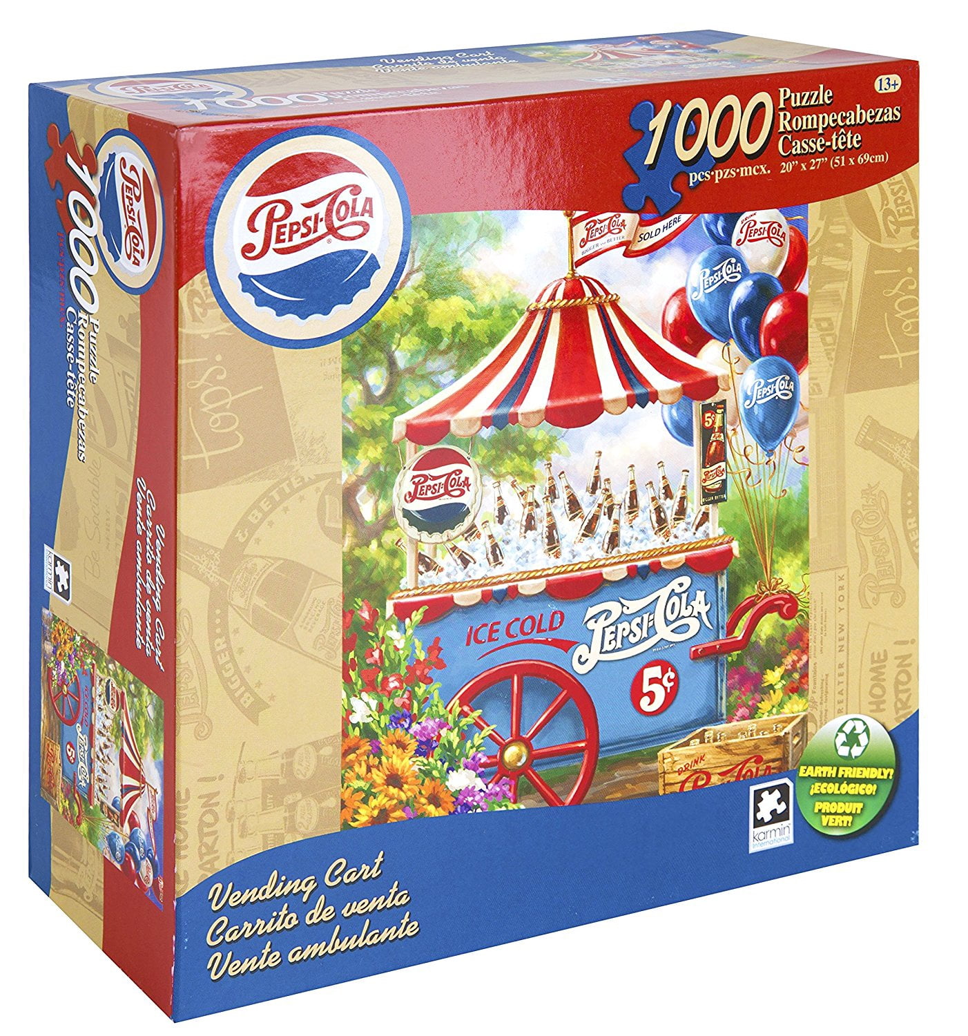 Karmin International Pepsi Vending Cart Puzzle (1000Piece)