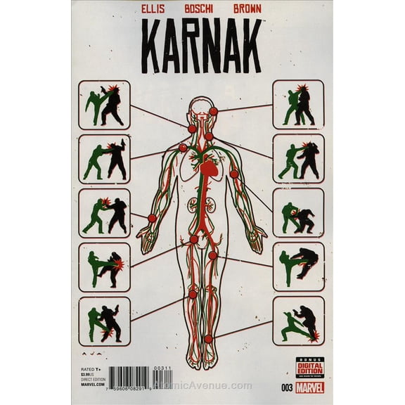 Karnak #3 VF ; Marvel Comic Book
