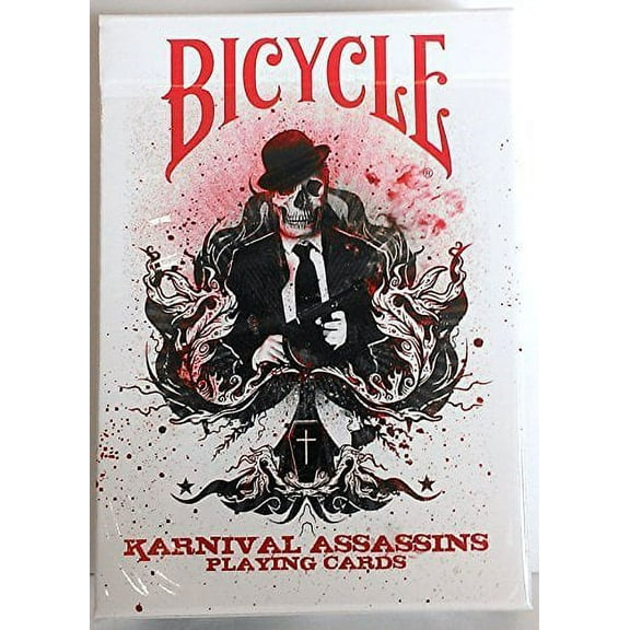 Karnival Assassins Red Deck Bicycle Playing Cards - 2nd Edition