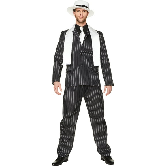 Karnival Costumes 1920s Gangster Boss Mobster Men's Costume XXL