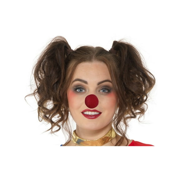 Karnival Costumes 4 Red Sponge Clown Noses Costume Accessory