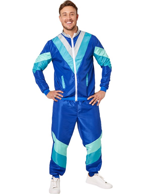 80s Shell Suit Men's Costume Medium 38-40