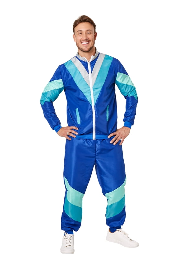 80s Shell Suit Men's Costume Medium 38-40