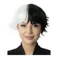 thumbnail image 1 of Adult's Anime Hero Black And White Wave Wig Costume Accessory, 1 of 2