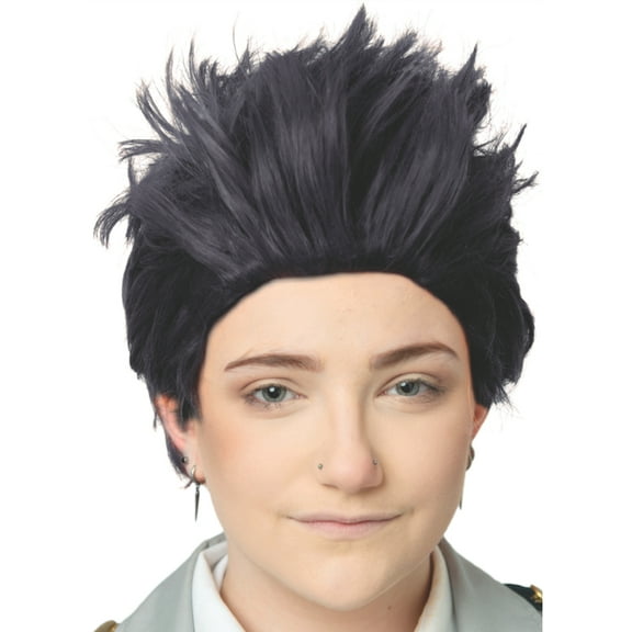 Karnival Costumes Adult's Anime Hero Black Spike Wig Costume Accessory