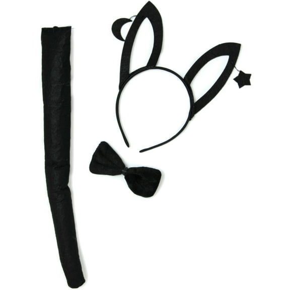 Adult's Sultry Black Cat Costume Accessory Kit