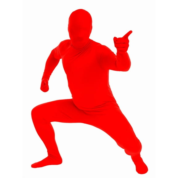 Basic Red Spirit Bodysuit Men's Costume Medium 38-40