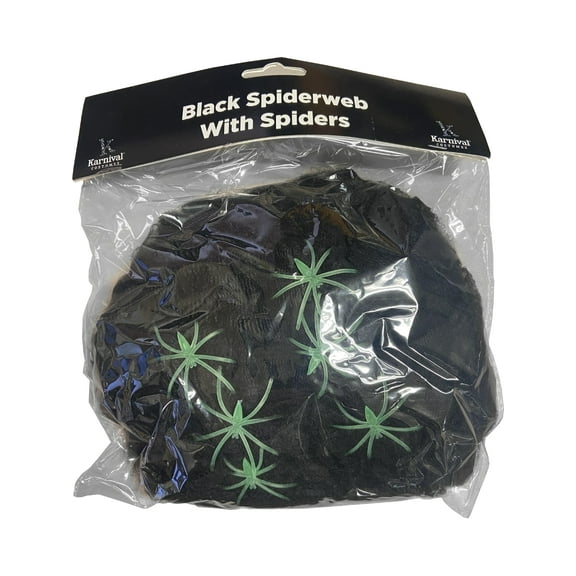 Karnival Costumes Black Spider Web Decoration