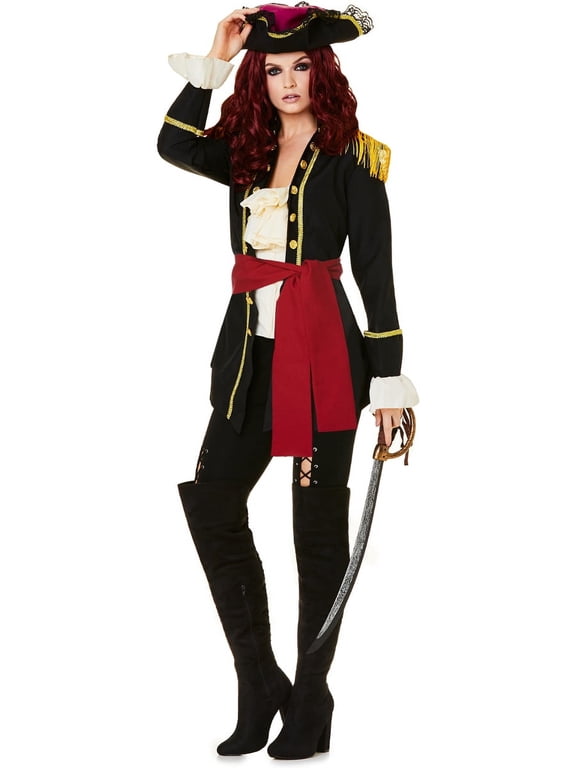 Bonny Pirate Captain Women's Costume Small 6-8