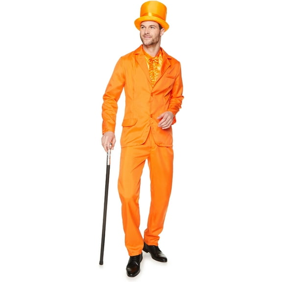Karnival Costumes Dumber Orange Tuxedo Men's Costume Medium 38-40