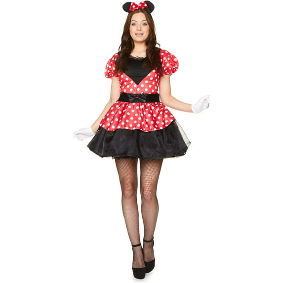 Karnival Costumes Miss Mouse Women's Costume X-Small 2-4