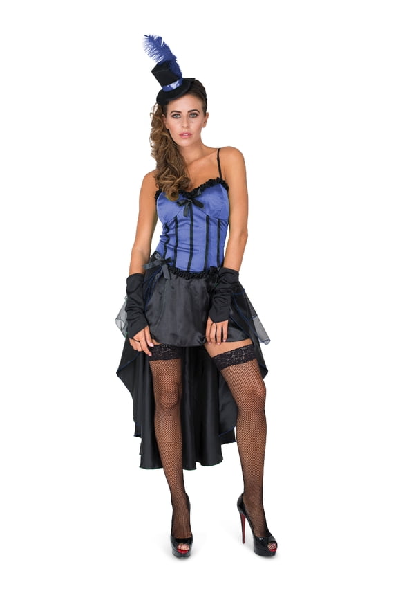 Purple Burlesque Showgirl Women's Costume X-Small 2-4