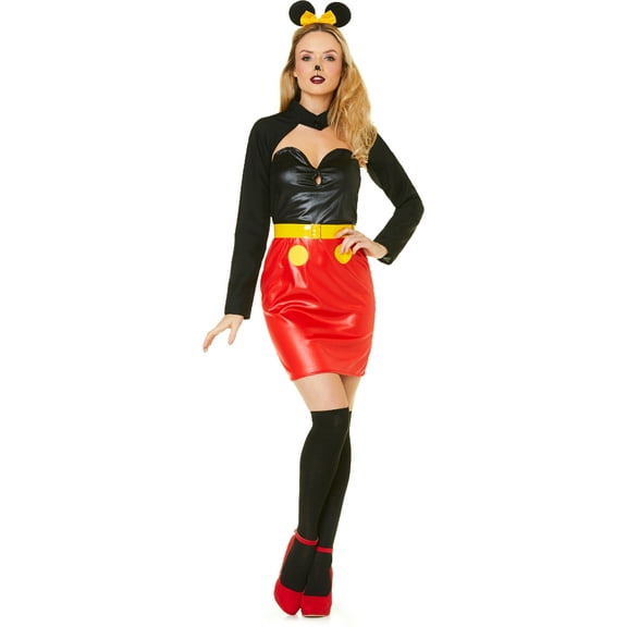 Retro Cartoon Mouse Women's Costume X-Small 2-4