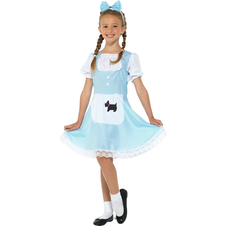 Country Girl Dorothy Dress and Apron Girls Costume Country Girl Dorothy Dress and Apron Girls Costume