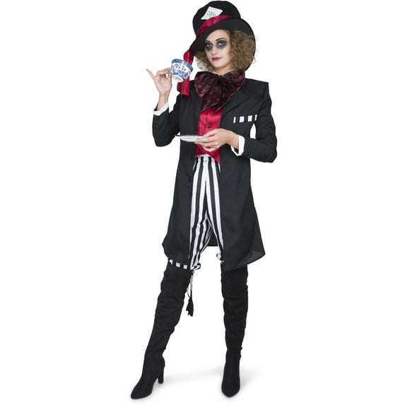 The Black Hatter Women's Costume X-Large 18-20