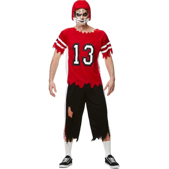 Zombie Football Player Men's Costume X-Large 46-48