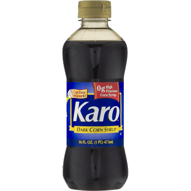Karo, 0g High Fructose, Dark Corn Syrup with Molasses, 16 oz.