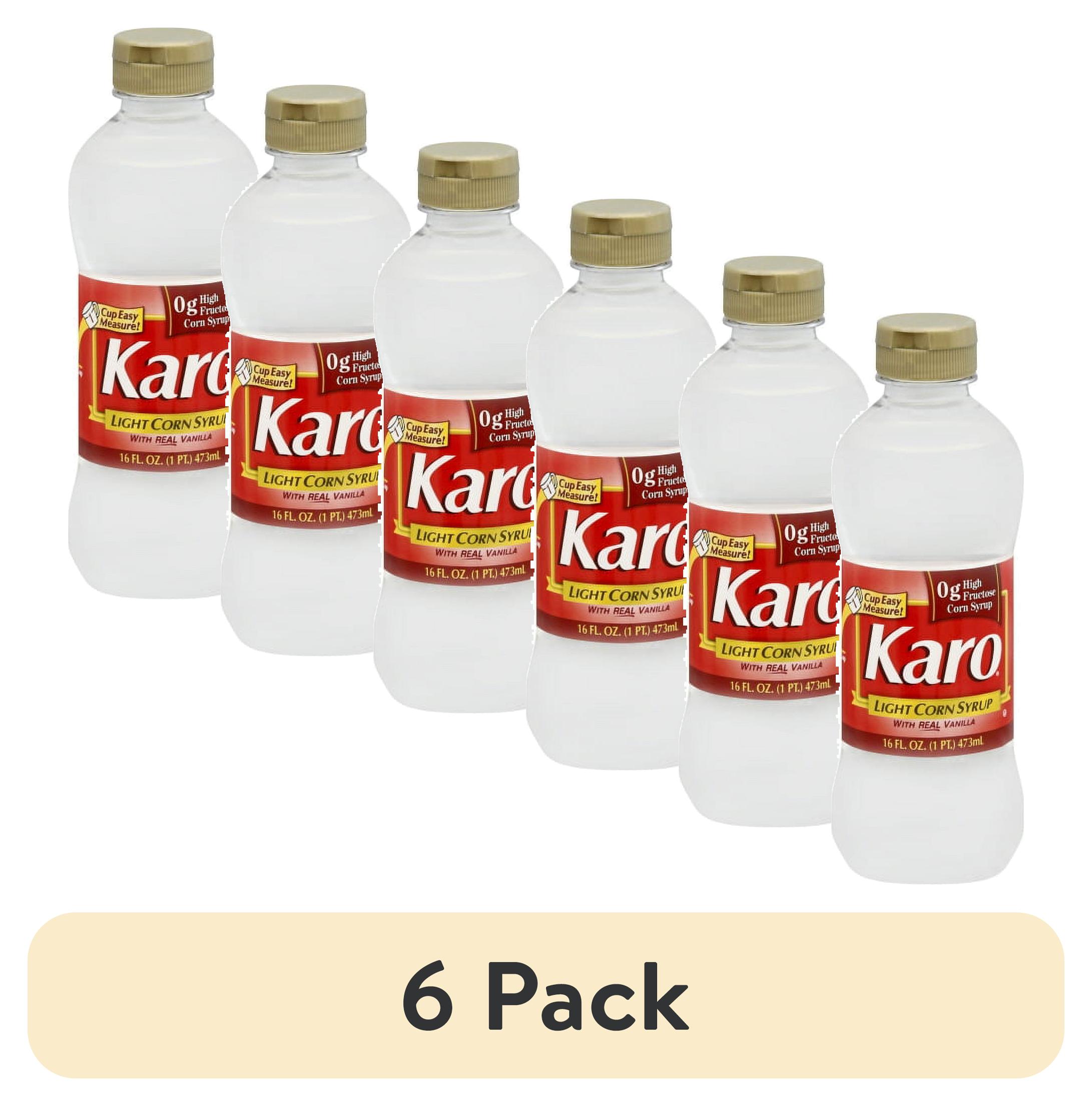 (6 pack) Karo Light Corn Syrup with Real Vanilla, 16 Fl Oz