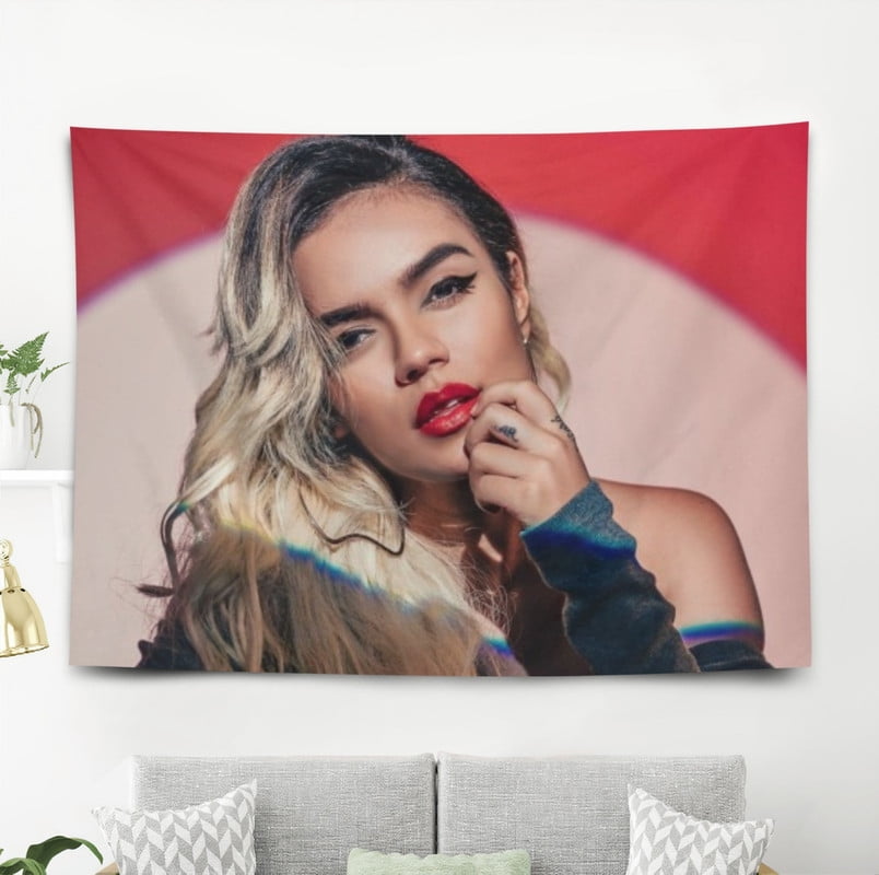 Karol G Tapestry Gift Wall Hanging Backdrop for Room Bedroom Girls Or