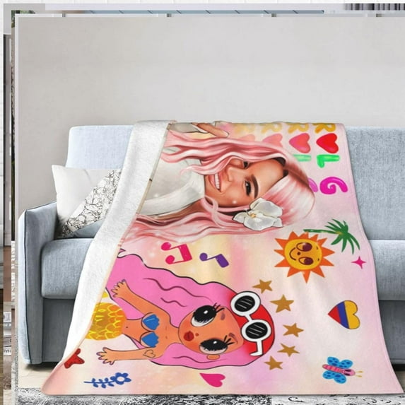 Karol Music G Blanket Plush Throw Blanket All Season Flannel Blanket for Couch Bedding Living Room Decor 40"X30"