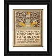thumbnail image 1 of Karol Zyndram Maszkowski 12x14 Black Ornate Wood Framed Double Matted Museum Art Print Titled: The First Exhibition of Contemporary Polish Church Art in Krakow (1911), 1 of 5