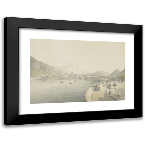 Karoly Lajos Libay 14x11 Black Modern Framed Museum Art Print Titled - How (1824 - 1888)