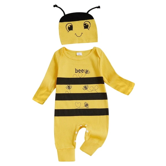 Karoyedx Baby Clothes Girl Newborn Outfit Baby Girl Jumpsuit Short Sleeve Romper Onesie Infant Coming Home Clothing Yellow Size,Newborn