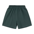 thumbnail image 1 of Karoyedx Baby Jogger Toddler Shorts Boys Basketball Shorts Athletic Soccer Short Baby Boy Stretch Breathable Pants Dark Green Size,6-7 Years, 1 of 8