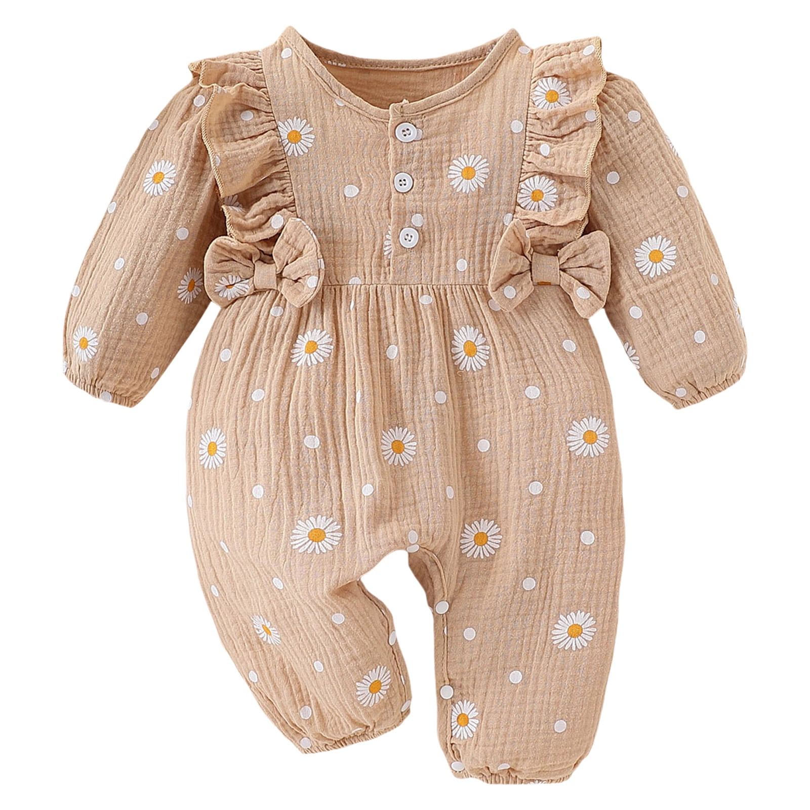Karoyedx Baby Jumpsuit Newborn Baby Girl Clothes Baby Girl One Piece
