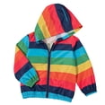 thumbnail image 1 of Karoyedx Baby Windbreaker Jacket Toddler Baby Sun Protection Hoodie Girls Boys Hooded Windbreaker Cute Jacket Lightweight Zipper Coat Sports Outerwear Multicolour Size,9-10 Years, 1 of 9