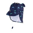 thumbnail image 1 of Karoyedx Beach Hat for Toddler Boys Newborn Baby Sun Hat Breathable Muslin Cotton Infant Bucket Cap Adjustable Wide Brim Summer Beach Navy Size,1-2 Years, 1 of 8