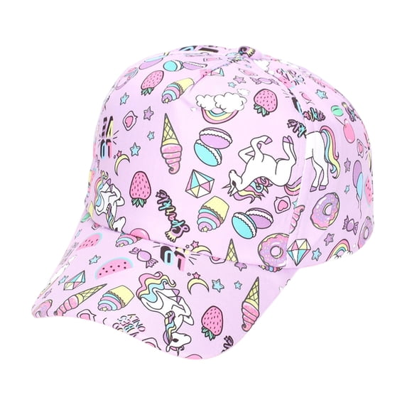 Karoyedx Boys Baseball Caps Trendy Baby Baseball Cap Infant Sun Hat Cotton Soft Embroidery Toddler Summer Outdoor Light Purple Size,2-6 Years