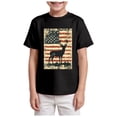 thumbnail image 1 of Karoyedx Boys Cute Tees Kids Shirt Toddler Boys Cute Print Short Sleeve Casual Tee Shirts Black Size,11-12 Years, 1 of 4