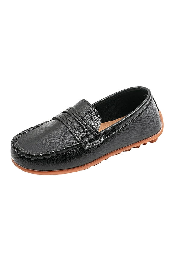 Boys Girls Sneakers for Kids Non-Slip Tennis Shoes Fashion Lightweight Breathable Running Sport Athletic Black Size,8