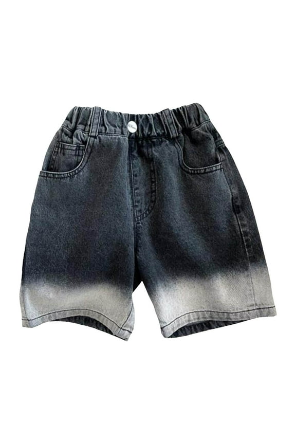 Boys Joggers Boys Athletic Shorts Summer Casual Active Sports Running Shorts with Pockets Black Size,4-5 Years