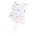 thumbnail image 1 of Karoyedx Bucket Hat for Little Girls Baby Sun Hat for Baby Girl Boy Wide Brim Toddler Bucket Hat Adjustable Strap Infant Hats for Outdoor White Size,3-7 Years, 1 of 8