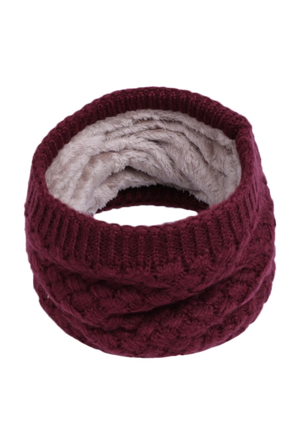 Children Scarf Children Winter Warm Scarf Boys Girls kids Baby Knitted Collar Neck Scarves Wine Size,One Size